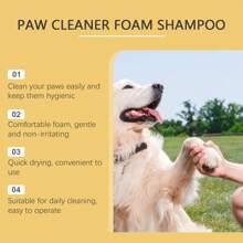 100ML Large Capacity Pet Paw Foam Cleanser Pet Cleaning Care Moisturizing And Nourishing Cat And Dog Paws Is Rich In Moisturizing And Nourishing Ingredients, Such As Natural Plant Oils, Etc