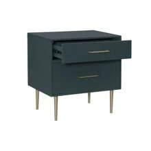 Galena 2-Drawer Nightstand, Navy