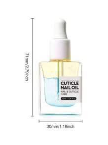 MAOMIA 1pc Double Layer Cuticle Oil - 0.34 Fl Oz. | Nourishing Formula With A Light Floral Scent | Great For Nail And Cuticle Care | Deeply Nourishing, Fast Absorbing, Long-Lasting Hydration | Enhances Nail Health And Shine