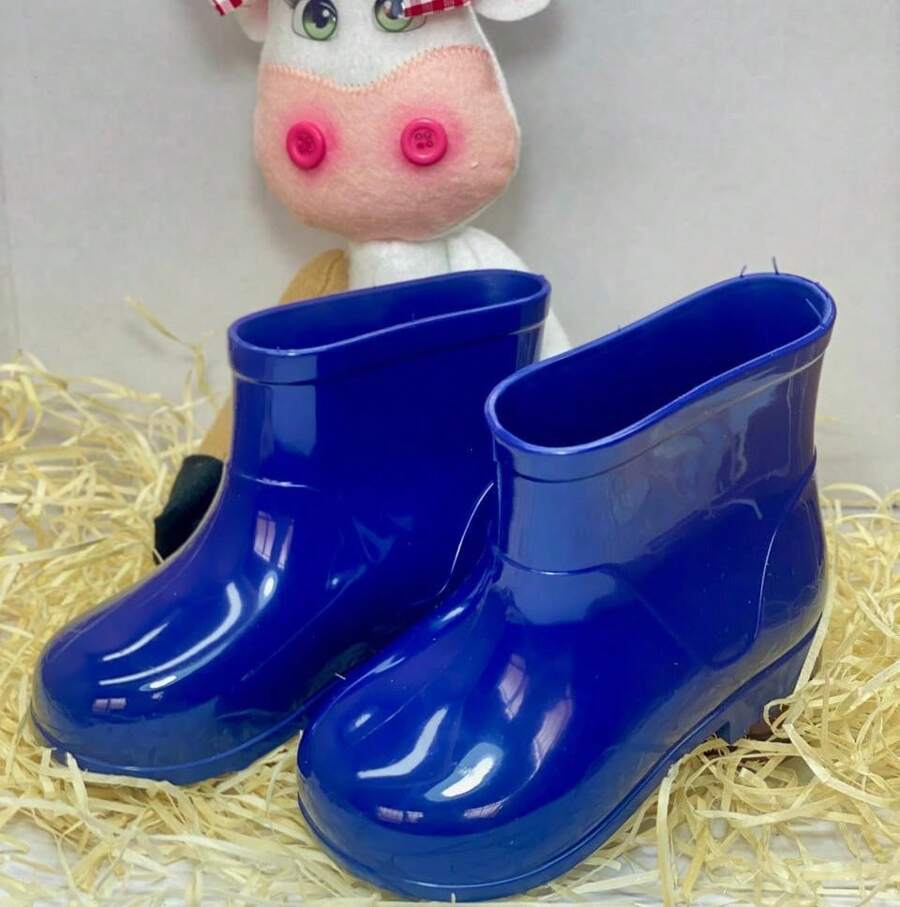 Comfortable Children's Rain Boot For Boys And Girls - Blue - View 1