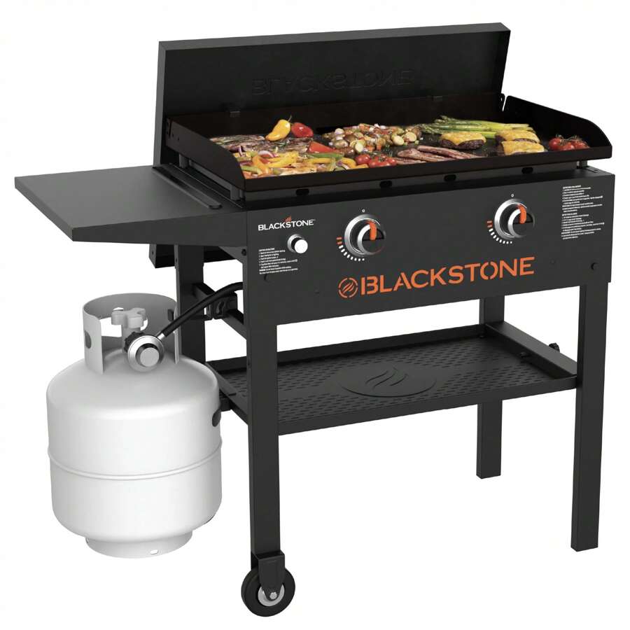 Blackstone Original 2-Burner 28" Propane Omnivore Griddle With Hard Cover - 1 - View 1