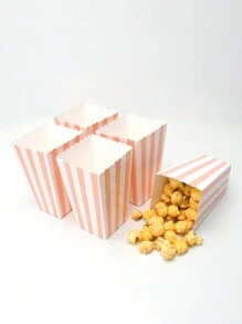 5 szt./10 szt. pojemników na popcorn, uchwyty na przekąski popcorn, torebki na popcorn, odpowiednie na imprezy i do kina, dekoracja urodzinowa na karnawał