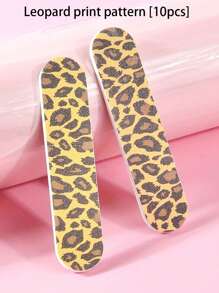 50pcs Dual-Sided Durable Portable Mini Nail Files, Suitable For Natural And Artificial Nails, Compact Colorful Design For Manicure & Pedicure