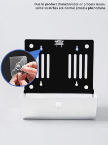 1pc High-Capacity ABS Plastic Tissue Box That Can Hold 200+ Tissue Sheets, With Hole-Punching/ No-Drill Installation Accessories, Multi-Colors Available For Bathroom, Kitchen Wall-Mounted Waterproof Tissue Dispenser Home Bathroom Decor Bathroom Organizer Fall Decor Back To School