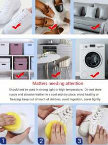 12片装 神奇白鞋清洁湿巾 学生专用 皮鞋/皮裙专用 鞋清洁湿巾