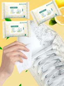 12片装 神奇白鞋清洁湿巾 学生专用 皮鞋/皮裙专用 鞋清洁湿巾