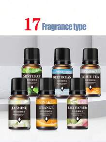 2 Bottles 10ml Aromatherapy Essential Oils, Suitable For Humidifier & Diffuser, Floral Scents Of Jasmine, Lavender, Rose, Orange Blossom, Deodorize Living Room & Bathroom - 2 Bottles - View 3