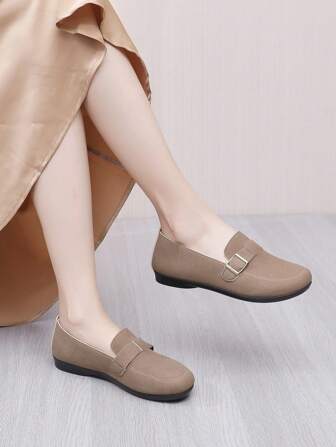 Mocassini piatti da donna, nuovo per primavera/estate, morbidi e comodi, con punta tonda, leggeri, scarpe casual quotidiane per signora, accessorio per Ognissanti, regalo per la Festa della Mamma