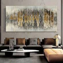 1 Pc Canvas Painting,Large Retro Cuadros Painting Canvas Posters, Thanksgiving Canvas Wall Art, Art Wall Paintings, Bedrooms, Offices, Living Rooms, Cafes, Bars, Wall Decorations, Home And Dormitory Decorations , Wooden Framed Art,High Quality ,Thickness 2. 25cm/1inch Wall Art Prints Poster Direct Hanging Decor For Home Gifts,Living Room, Bathroom, Bedroom, Kitchen,Bar,Office - 灰色 - 查看 6