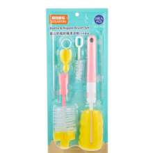 Kit 6 Pecas Limpeza Escovas Para Mamadeiras E Canudos XL3947 - Cor Aleatoria - Visão 4