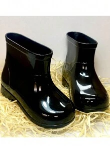 Comfortable Children's Rain Boot For Boys And Girls - Black - View 1