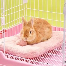 Universal Long Plush Warm Lounging Mat For Small Pets, Soft & Skin-Friendly, Suitable For Autumn/Winter, Warm Sleeping Foot Mat, Guinea Pig & Rabbit Cotton Nest