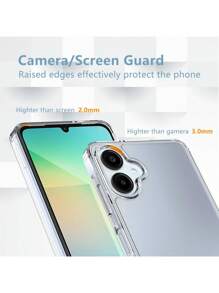 Kit Capa Anti Impacto Compatível com Samsung Galaxy A06 + Pelicula 3d