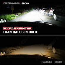 CHUSYYRAY Gorgeous 2 Pcs H11 9008 H13 LED Auto Headlight Bulbs - Chic LED High/Low Beams For Car, Brilliantly Ultra-Bright Cluster LED Lights In Elegant White 6000K (Compatible With 9005 9006 9004 9007 H9 H7) ﻿