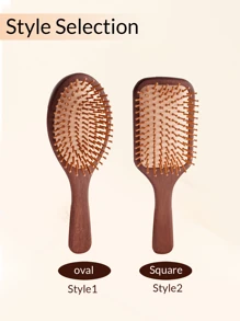 1pc Personalized Engraved Comb, Customized Bride Comb, Gift For Her, Girlfriend, Family, Friends, Students, Office Workers, Customized Craft - Multicolor - View 4