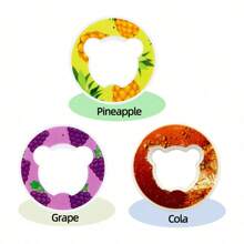 3 件装水瓶调味荚、熊形水瓶香囊、水果香环、创意水杯、户外运动香囊、杯子配件 - 彩色 - 查看 7