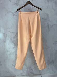 Sullyn_modas High Waist Pants - salmón - Ver 7