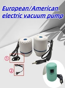 1pc Manual Vacuum Pump, Household Clothing Vacuum Storage Bag Pump, Pink/Green Color European/American Plug Vacuum Pump, Convenient For Organizing And Storing Seasonal Clothing, Closet Organization Bedroom, Organizer, Home Storage, White T Shirt Women, Black Pants Women, Ladies Winter Clothes, Dress,