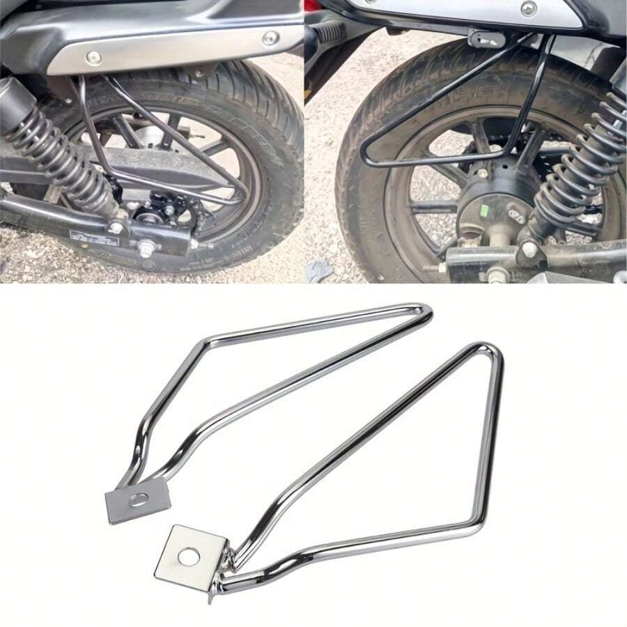 Motorbike Saddle Bags Saddlebag Support Stay Saddlebag Bracket Guard ...