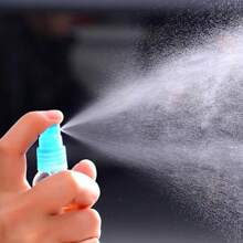 5pcs Plastic Transparent 50ml Small Empty Spray Bottles For Makeup Skin Care Refillable Bottle Tools Random Color - Multicolor - View 2