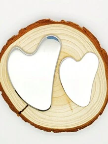 Zestaw 1/2 szt./zestaw ze stali nierdzewnej, wałek do masażu twarzy i gua sha - metalowy wałek do masażu twarzy, metalowa gua sha, narzędzia do masażu twarzy redukujące obrzęki, drenaż limfatyczny, napięcie twarzy, masażery do pielęgnacji skóry, uroda, produkty do pielęgnacji skóry, spa, pielęgnacja ciała, narzędzia do pielęgnacji skóry, pielęgnacja twarzy, akcesoria kosmetyczne, masaż, narzędzie do masażu twarzy, wałek do masażu twarzy