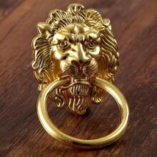 1pc Knobs And Pulls New Antique Bronze Lion Head Pulls For Dresser Drawer Cabinet Door Handles Knobs Door Knocker - Multicolor - View 12