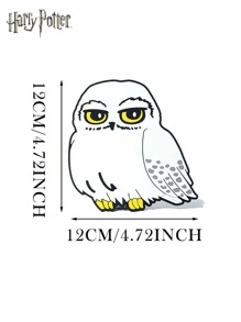 WB 1PC Harry Potter Authorization Hedwig Coaster Non-Slip Waterproof Easy To Clean For Drink Party Supplies Gifts For Parents Best Friends Valentine's Day