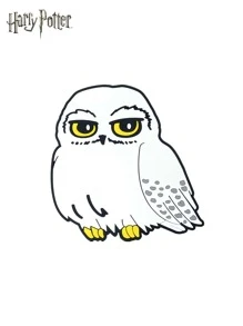WB 1PC Harry Potter Authorization Hedwig Coaster Non-Slip Waterproof Easy To Clean For Drink Party Supplies Gifts For Parents Best Friends Valentine's Day