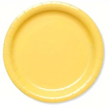 10 件彩虹派对用品红色、黄色、粉色、绿色、蓝色多色纸质甜点盘一次性纸盘用于晚餐和甜点，彩色派对用品套装适用于生日、洗礼、毕业典礼、圣诞节、新年和所有场合