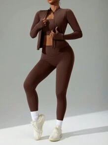 Libin 女士运动套装 运动跑步套装 瑜伽套装 家居休闲装 高弹力 亲肤舒适