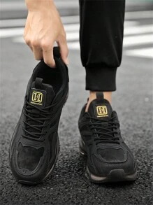 Tênis Masculino Novos para Halloween, Cor Sólida, Elevador, Absorção de Choque, Confortável, Lâmina, Calçado para Corrida em Estrada, Moda Sola Grossa, Sapatos Esportivos Casuais, Adequados para Todas as Estações. Adequado para Adolescentes, Verão Casual ou Esportes Outdoor ou Viagem de Férias ou Presentes de Formatura ou Acessórios de Vestido de Aniversário, Academia
