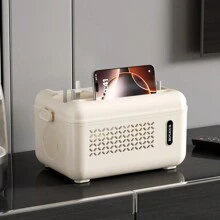 Desktop WiFi Router Storage Box, Wireless Router Shelf Decorative Living Room Set-Top Box For Office Home Computer Desk Cable ManagementBox - Multicolor - View 14