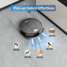 Robot Vacuum Cleaner' 3500Pa Vacuum Cleaner With Schedule' App//Wi-Fi/Alexa' Slim' Ideal For Hard Floor' Pet Hair - 1 - View 6