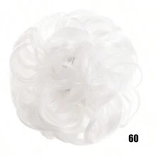 Synthetic Messy Hair Piece Daily Use Chignon Scrunchies Fake Elastic Hairpiece Blonde Brown Donut Bun For Women