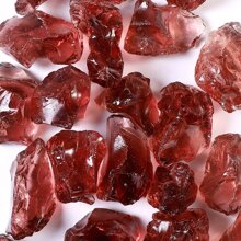 QYDCX Cristais de quartzo fundidos Azul Lago / Vermelho Vinho / Preto: Azul Marinho / Vermelho Vinho / Cristais Decorativos de Vidro Preto DIY, Pedra Derretida para Cenário Decorativo Difusor de Pedra, Jóias Fazendo - Espécime Mineral Gema Cristal de Pedra para Equilíbrio de Chakra, Reiki, Boa Sorte, Decoração de Aquário/Tanque de Peixe Doméstico, Decorações de Vaso de Flor Bonsai - Adequado para Natal, Ano Novo, Dia dos Namorados - 3-5cm/1,18-1,96 polegadas