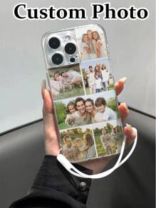 1 Stück hochdurchsichtiges, individuell bedrucktes, stoßfestes Schutzhülle mit schwarzem Silikonarmband, kompatibel mit iPhone 16/16Pro/16Plus/16ProMax, iPhone 15 ProMax, iPhone 13, P14, P11, XS, XR, 7/8P, 7/8, Galaxy A50, A12, A32, A52, A72, A51, A21S, A13, A14, S22 Ultra, S23, A33, A53, S20 FE, 11 Youth, 12 Pro, 12/12X, Note 11, 9A, 9C, Poco X3 NFC, Redmi 10, 9, Note 9, 12C, Note 11 Pro, Redmi 10C, Note 8 Pro. Stilvolle, farbenfrohe, vintage, süße, schlichte, lustige, Kawaii, individuelle, einzigartige, angepasste Geschenkidee für ihn, sie, Freund, Freundin, Familie, Freunde, Großeltern, Paar