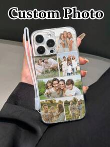 1 Stück hochdurchsichtiges, individuell bedrucktes, stoßfestes Schutzhülle mit schwarzem Silikonarmband, kompatibel mit iPhone 16/16Pro/16Plus/16ProMax, iPhone 15 ProMax, iPhone 13, P14, P11, XS, XR, 7/8P, 7/8, Galaxy A50, A12, A32, A52, A72, A51, A21S, A13, A14, S22 Ultra, S23, A33, A53, S20 FE, 11 Youth, 12 Pro, 12/12X, Note 11, 9A, 9C, Poco X3 NFC, Redmi 10, 9, Note 9, 12C, Note 11 Pro, Redmi 10C, Note 8 Pro. Stilvolle, farbenfrohe, vintage, süße, schlichte, lustige, Kawaii, individuelle, einzigartige, angepasste Geschenkidee für ihn, sie, Freund, Freundin, Familie, Freunde, Großeltern, Paar