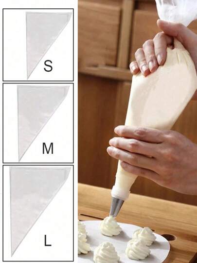 50pcs Cake Cream Decorating Kit With Pastry Bags, Cupcake & Cake Decorating Tips For Baking