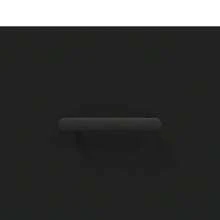 Modern Black Sideboard 100 Cm - Stylish Engineered Wood Cabinet With Legs Ample Storage Solutions & Decorative Storage Unit For Contemporary Home Decor - Black - View 8