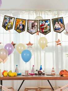 Customized Photo Birthday Banner, Personalized Party Decor Banner, Custom Wedding Banner, Bachelorette Party Decoration, Photo Design Banner - Multicolor - View 6