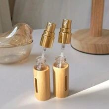 5ml Custom Refillable Glass Bamboo Spray Bottle, Aluminum Sprayer, Perfume Decanting Packaging Supplies - 5ml - View 6