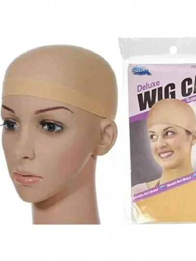 Kit 2 Toca Wig Cap Para Cabelos Mulher Lace Wave Full Front