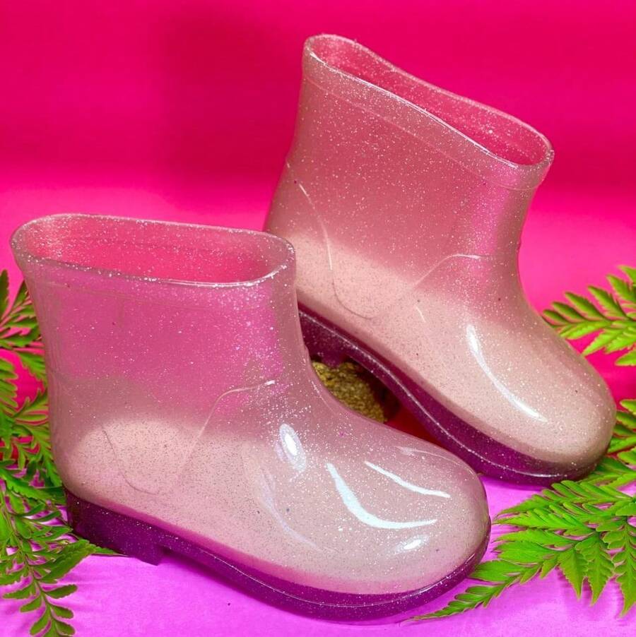 Comfortable Children's Rain Boot For Boys And Girls - 淺粉色 - 查看 1