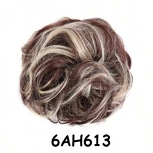 Synthetic Messy Hair Piece Daily Use Chignon Scrunchies Fake Elastic Hairpiece Blonde Brown Donut Bun For Women