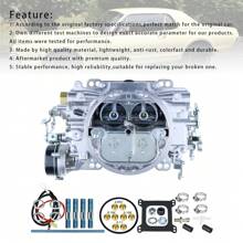 4 BBL Electric Choke 1409 Carburetor For Performer 600 CFM Carb - Silver - View 2