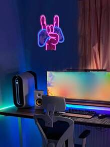 1 pièce Enseigne néon lumineux à suspendre, lampe de décoration LED. Convient pour la chambre d'homme, la salle de jeux, la grotte du gamer, la salle de jeux, en cadeau, décoration de pièce