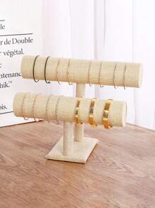 Single/Double/Triple Layer Bracelet Holder, Headband Necklace Watch Bracelet Display Rack - Yellow - View 14