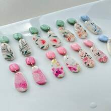 Polymer Clay Water Transfer Paper Fruit Flower Marble Transfer For Polymer Clay, Magic Transfer Paper For Polymer Clay Jewelry Earring Making Stickers