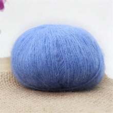 Bolsa de fios variegados de 6 fios - Mudança gradual de cor e mistura de renda de 50% acrílico, 30% alpaca, 20% angorá para tricô e crochê faça você mesmo, suéteres, xales e jaquetas da moda outono e inverno