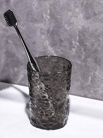 5 st/1 st glaciärmönster tandborstkopp, enkel transparent, minimalistisk badrumsmugg, heminredning, badrumstillbehör, köksredskap, badrumstillbehör, munhygien heminredning badrumsdekor höstdekor tillbaka till skolan